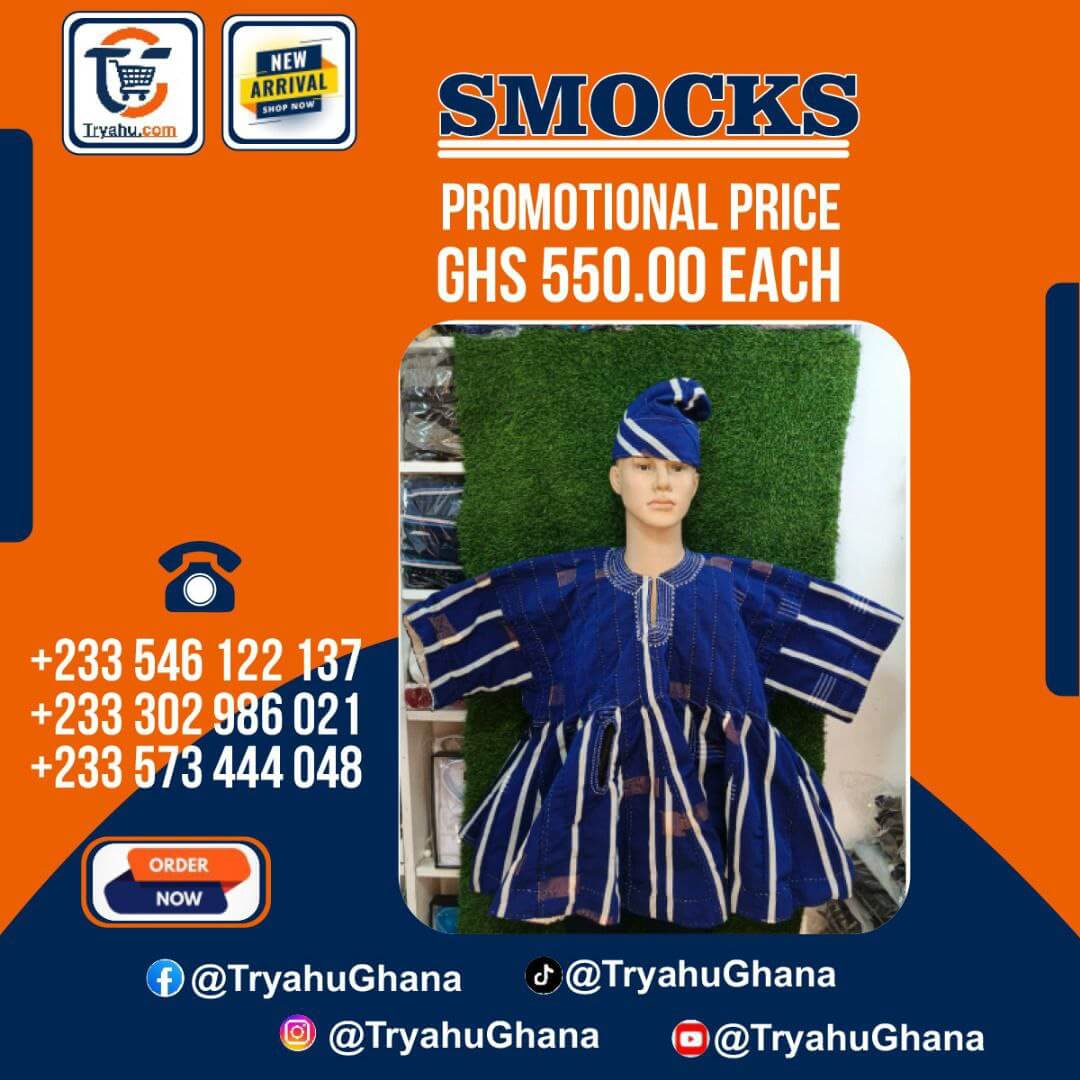 Premium Handwoven Northern Smocks in Ghana | Stylish Traditional Wear for Men – Tryahu